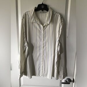 Gina Laura Striped Shirt XXL